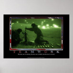 Affiche Travail d'équipe II