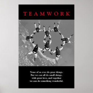 Affiche Travail d'équipe Motivation Inspiration