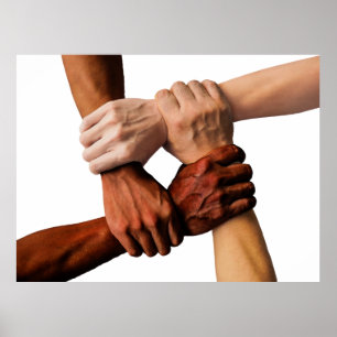 Affiche Travail d'équipe, succès de firme