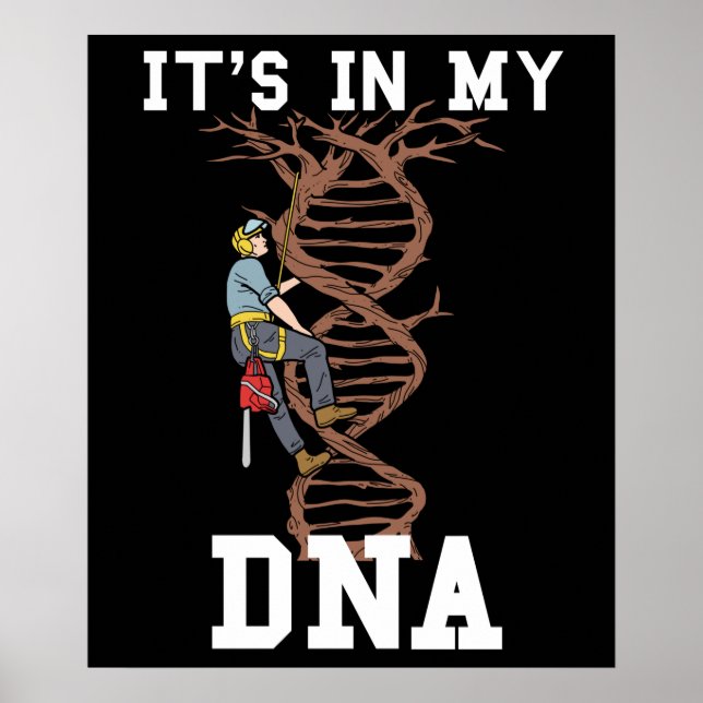 Affiche Travail du bois Hommes Lumberjack Cadeaux Arborist (Devant)