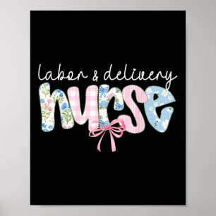 Affiche Travail Et Livraison L& ; d Nurse Coquette Bow