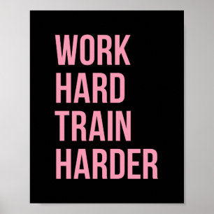 Affiche Travail Forme Forte Fitness Citation Motivationnel