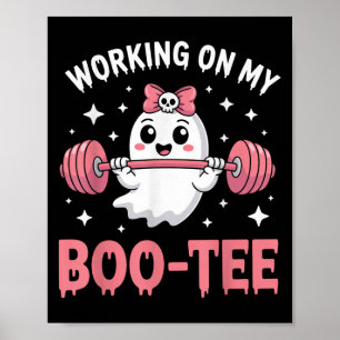 Affiche Travailler Mon Boo Funny Gym Halloween Debout Lift