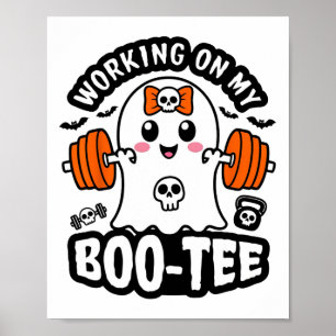 Affiche Travailler Sur Mon Boo Tee Halloween Dead Lift Gy