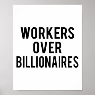 Affiche Travailleurs sur des milliards