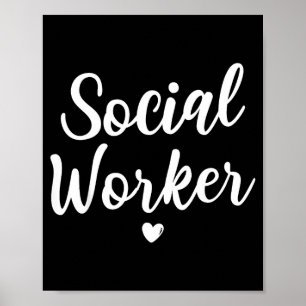 Affiche travailleuses sociales hommes femmes enfants mois