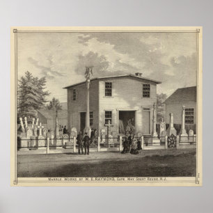 Affiche Travaux de marbre de NOUS Raymond