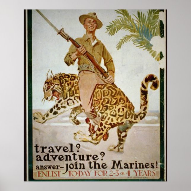 Affiche Travel Adventure Rejoignez L'Affiche Des Marines (Devant)