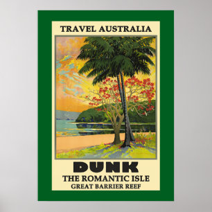 Affiche Travel Australia, Great Barrier Reef,