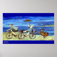 Travel by Tandem Bicycle Print