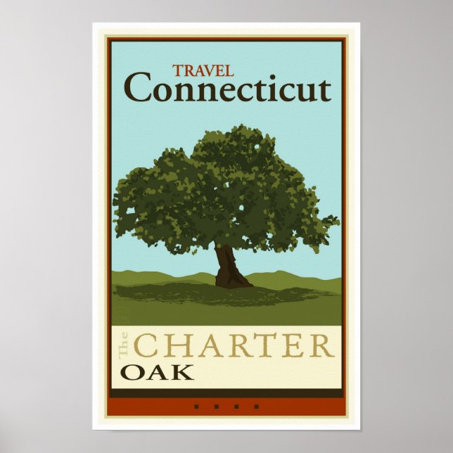 Affiche Travel Connecticut (Devant)