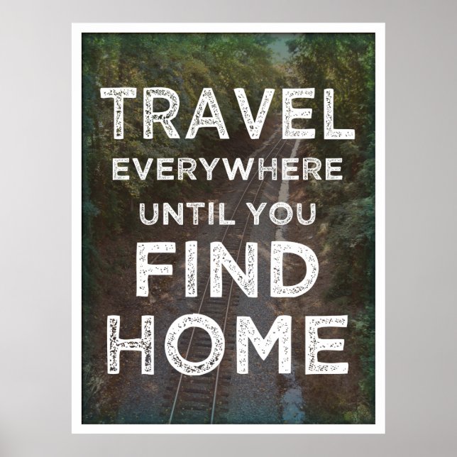 Affiche Travel Everywhere (Devant)