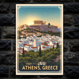 Affiche Travel Greece : une collection Vintage d'affiches 