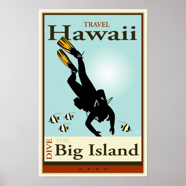 Affiche Travel Hawaii (Devant)