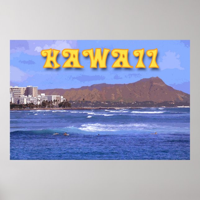 Affiche Travel Hawaii (Devant)