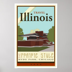 Affiche Travel Illinois