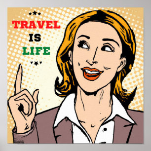 Affiche Travel Is Life