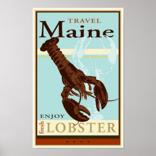 Affiche Travel Maine