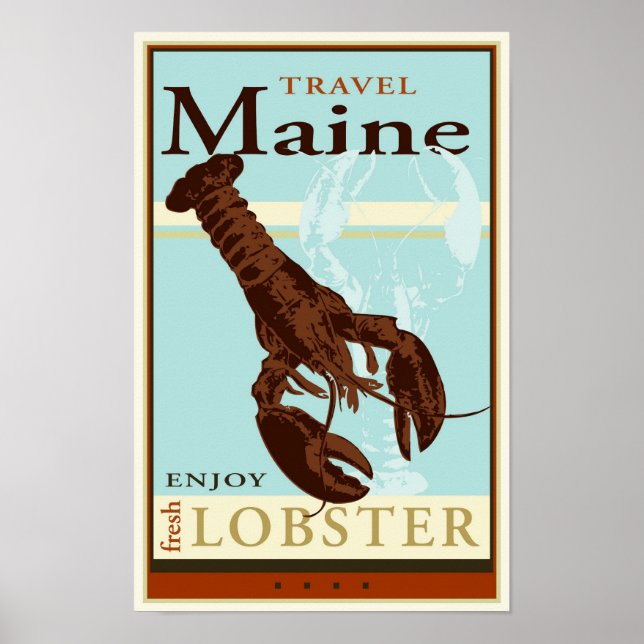 Affiche Travel Maine (Devant)