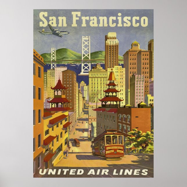 Affiche Travel POSTER, San Francisco (Devant)