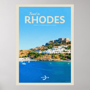 Affiche Travel to Rhodes