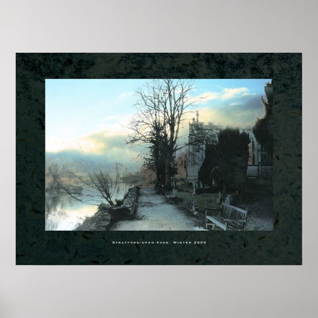 Affiche Traversée le long de la rivière Avon à Stratford. (Devant)