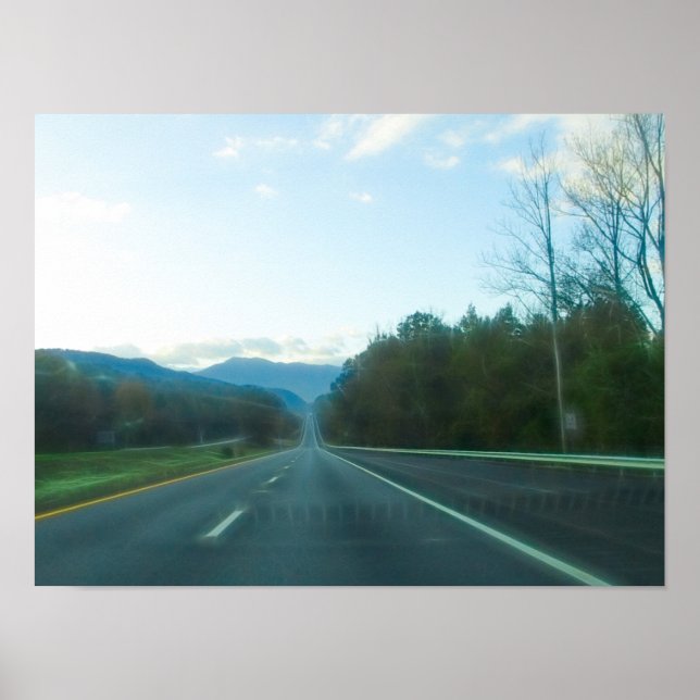 Affiche Traverser l'Ouest de la Caroline du Nord (Devant)