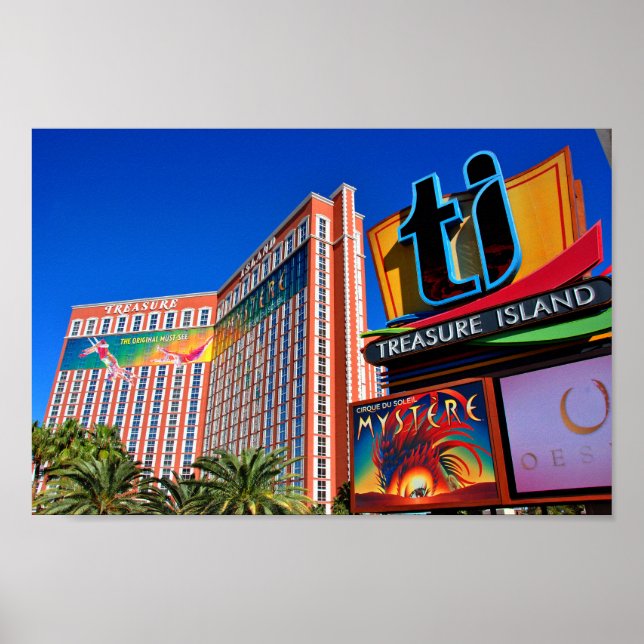 Affiche Treasure Island Hotel Las Vegas America (Devant)