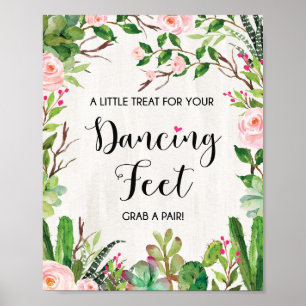 Affiche Treat for Dancing Feet Fiesta Mariage Chaussures D