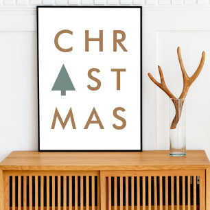 Affiche Tree de Christmas | Minimum Scandinavian