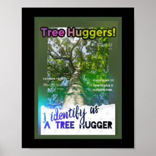 Affiche Tree Huggers Extraordinaire. Couverture de zine