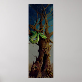 Affiche Tree of Knowledge ART PRINT - Diptych Left Side