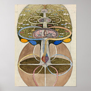 Affiche Tree of Knowledge, No.1, 1915 par Hilma af Klint