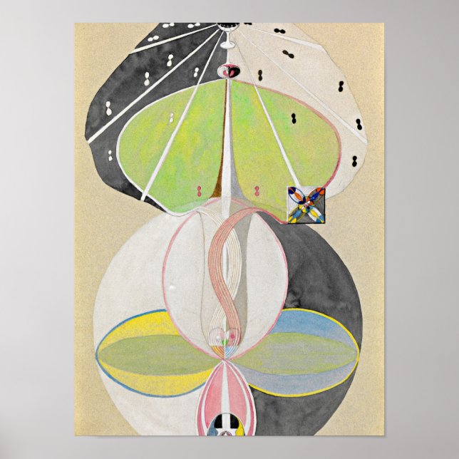 Affiche Tree of Knowledge, No.2, 1915 par Hilma af Klint (Devant)