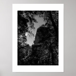 Affiche Treeview Yosemite Photographie noir et blanc