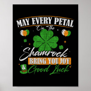 Affiche Trèfle Joyeuse Saint-Patrick
