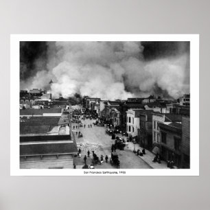 Affiche Tremblement de terre de San Francisco