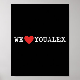 Affiche Trending #weloveyoualex Prix du cancer pancréatiqu