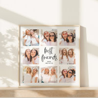 Trendy Black and White Script | Best Friends Photo