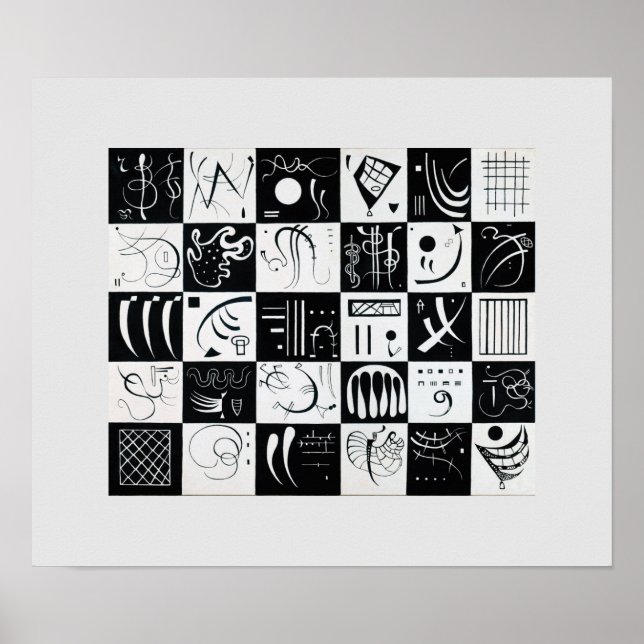 Affiche Trente par Wassily Kandinsky (Devant)