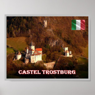 Affiche Trentin Alto Adige Südtirol - Castel Trostburg -