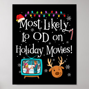 Affiche Très Probable À Od Sur Les Films De Noël Drôle Chr