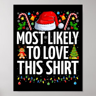 Affiche Très Probable D'Aimer Ce Noël De Noël De Famille D