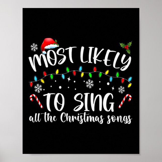 Affiche Très Probable De Chanter Toutes Les Chansons De No (Devant)