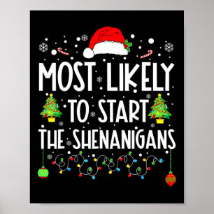 Affiche Très Probable De Commencer Shenanigans Famille De