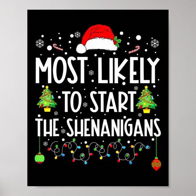 Affiche Très Probable De Commencer Shenanigans Famille De  (Devant)