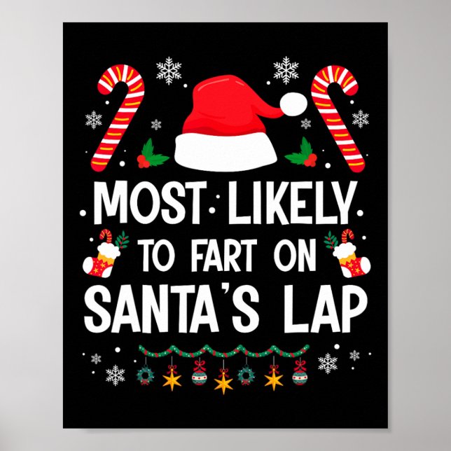 Affiche Très Probable De Commencer Sur Père Noël Lap Fun F (Devant)