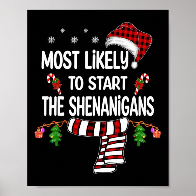 Affiche Très Probable De Démarrer La Famille Shenanigans A (Devant)