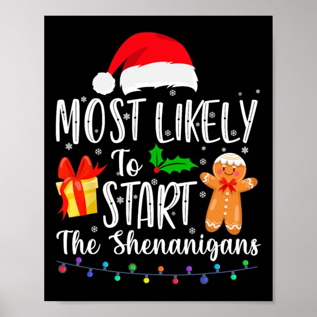 Affiche Très Probable De Démarrer La Famille Shenanigans A (Devant)