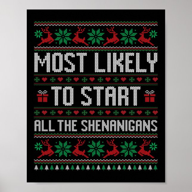 Affiche Très Probable De Démarrer Toutes Les Shenanigans F (Devant)